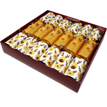 Load image into Gallery viewer, Robin Reed English Holiday Christmas Crackers, Set of 6 (13") - Gold Racing Reindeer