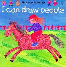 Load image into Gallery viewer, Usborne Playtime I Can Draw People Paperback Book