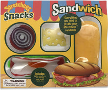 Load image into Gallery viewer, Thin Air Brands Stretcheez Snack Pack Sandwich - Play Food - Stretchy Pretend Food &amp; Toppings