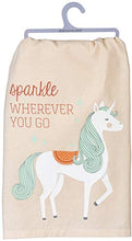 Load image into Gallery viewer, Primitives by Kathy Unicorn Dish Towel - Sparkle Wherever You Go