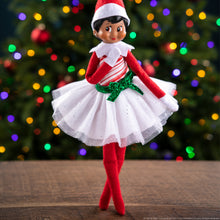 Load image into Gallery viewer, The Elf on the Shelf Claus Couture 2022 Candy Cane Classic Dress (Elf Not Included)