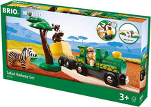 Load image into Gallery viewer, BRIO World Safari Railway Set, Toy Train with Accessories