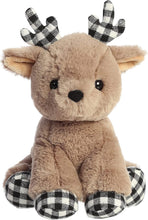 Load image into Gallery viewer, Aurora Plush - Merry Reindeer - 11" Taupe