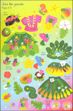Load image into Gallery viewer, Usborne Little Sticker Dolly Dressing Costume Parade Paperback Book