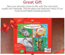 Load image into Gallery viewer, Faber-Castell Young Artist Essentials Gift Set - 64-Piece Premium Quality Art Set for Kids