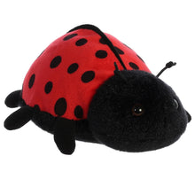 Load image into Gallery viewer, Aurora 8" Flopsie Spring Critters: Beeswax Bee, Ladybug, and Slow Snail with Exculsive Drawstring Bag