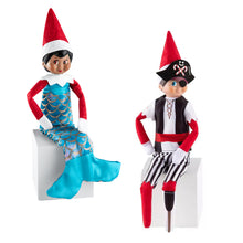 Load image into Gallery viewer, The Elf on the Shelf Claus Couture Outfit 2-Pack: Polar Pirate and Merry Mermaid