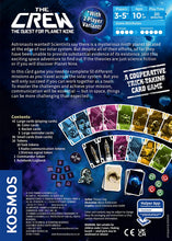Load image into Gallery viewer, Thames &amp; Kosmos The Crew Set of 2 Board Games: The Quest for Planet Nine and Mission Deep Sea, with Myriads Drawstring Bag