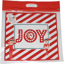 Load image into Gallery viewer, The Elf on the Shelf Claus Couture Winter Wonderland Set: Frosted Fishing Hut and Jolly Gingerbread Activity Set, with Exclusive Joy Travel Bag