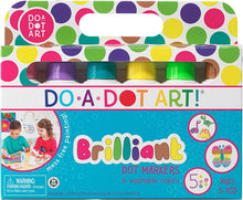 Load image into Gallery viewer, Do A Dot Art! Brilliant Colors 6 Pack Washable Paint Dot Markers Daubers for Children