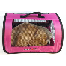 Load image into Gallery viewer, Perfect Petzzz Black and White Shorthair Kitten Plush with Pink Tote For Plush Breathing Pet