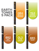 Load image into Gallery viewer, Chameleon Art Products, Chameleon 5-Pen, Earth Tones Set