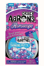 Load image into Gallery viewer, Crazy Aaron's Horoscope Thinking Putty