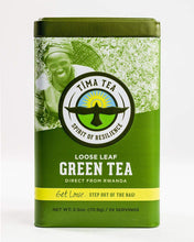 Load image into Gallery viewer, Tima Tea Tin Set: Organic Fair Trade White Tea 2.5 oz &amp; Green Tea 2.0 oz Includes Myriads Bag