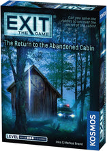 Load image into Gallery viewer, Exit: The Game Escape Room Game Bundle: The Pharaoh's Tomb, The Return to The Abandoned Cabin, and The Haunted Rollercoaster with Exclusive Drawstring Bag