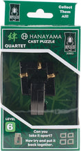 Load image into Gallery viewer, Bepuzzled QUARTET Hanayama Cast Metal Brain Teaser Puzzle (Level 6) Puzzles For Kids and Adults Ages 12 and Up