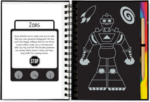 Load image into Gallery viewer, Scratch and Sketch - Robots: An Art Activity Book