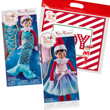 Load image into Gallery viewer, The Elf on the Shelf Couture Set: Polar Princess, Merry Merry Mermaid and Exclusive Joy Bag