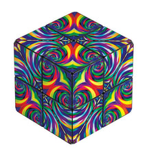 Load image into Gallery viewer, SHASHIBO Shape Shifting Box - Award-Winning, Patented Fidget Cube w/ 36 Rare Earth Magnets - Extraordinary 3D Magic Cube – Fidget Toy Transforms Into Over 70 Shapes (Confetti- Artist Series)
