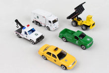 Load image into Gallery viewer, Daron NYC Gift Pack Bundle: NYPD, FDNY, NYC and Myriads Drawstring Bag, 15-Vehicle Set