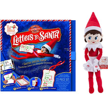 Load image into Gallery viewer, Elf on The Shelf Letters to Santa with 12" Plushee Pal Snuggler Elf Light Girl