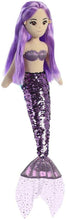 Load image into Gallery viewer, Aurora World 18" Sea Sparkles Plush Mermaids Set of 2 - Ava and Jenna &amp; Drawstring Bag