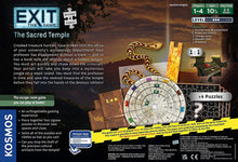 Load image into Gallery viewer, EXIT: The Game Set of 3: The Sacred Temple, The Gate Between Worlds, and The Cemetery of The Knight and Drawstring Bag