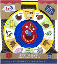 Load image into Gallery viewer, Schylling Fisher Price Classic Toys - The Farmer Says See 'N Say