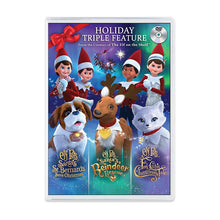 Load image into Gallery viewer, The Elf on the Shelf Family Night Activity Set of 4: Night Before Christmas, A Christmas Storybook Collection, Santa's North Pole Friends: Activity Book, and Elf Pets: A Holiday Triple Feature DVD