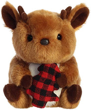 Load image into Gallery viewer, Aurora Holiday Rolly Pets Assorted Stuffed Animals Bundle: Hedgehog, Moose, and Chipmunk Plush Toys