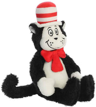 Load image into Gallery viewer, Aurora Dr. Seuss Plush Set of 3: Cat in The Hat 8 Inch, Thing 1, Thing 2 7 Inch, Myriads Drawstring Bag