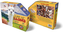 Load image into Gallery viewer, Madd Capp Puzzles Jr. - I AM LiL' LLAMA Animal-Shaped Jigsaw Puzzle, 100 Pieces