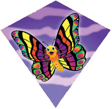 Load image into Gallery viewer, Set Of Mini 18" H x 18" W Diamond Butterfly Kite, A Kite Reeler(Colors May Vary) And A Bonus Bag