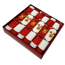 Load image into Gallery viewer, Robin Reed Racing Glitter Reindeer Christmas Crackers, Set of 6 (13")