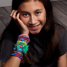 Load image into Gallery viewer, Loopdedoo Bracelet Spinning Loom Kit - Spin Bracelets in Minutes!