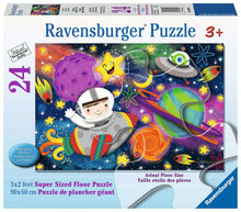 Load image into Gallery viewer, Ravensburger Space Rocket 24-Piece Children's Super Sized Floor Puzzle