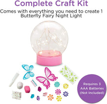 Load image into Gallery viewer, Creativity for Kids Butterfly Fairy Lights Craft Kit - Makes 1 Butterfly Night Light for Kids