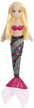 Load image into Gallery viewer, Aurora 18" Sequin Sea Sparkles Plush Mermaids, Set of 2: Isla and Miya, with Drawstring Bag