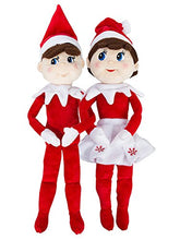 Load image into Gallery viewer, The Elf on the Shelf: A Christmas Tradition - Blue-Eyed Boy and Blue-Eyed Girl Plushee Pals Set