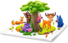 Load image into Gallery viewer, Hey Clay Ocean Creatures &amp; Forest Animals Bundle with Exclusive Myriads Drawstring Bag