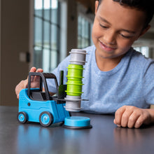 Load image into Gallery viewer, Fat Brain Toys Forklift Frenzy Fast-Paced Barrel Stacking Game