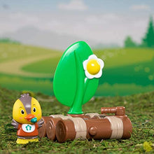 Load image into Gallery viewer, Timber Tots Light-Up Set: Light-Up Nut, Raft, and Water Lily with Exclusive Myriads Drawstring Bag