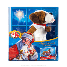 Load image into Gallery viewer, The Elf on the Shelf Elf Pets: A St Bernard Pet with Plushee Mini-Pal and Exclusive Joy Travel Bag