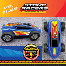 Load image into Gallery viewer, New Stomp Rocket Dueling Stomp Racers, 2 Toy Car Launchers and 2 Air Powered Cars with Ramp and Finish Line. Great for Outdoor and Indoor Play