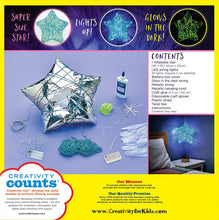 Load image into Gallery viewer, Creativity for Kids String Art Star Light Craft Kit - Create a DIY String Art Star Lantern - Arts and Craft Projects for Kids
