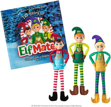 Load image into Gallery viewer, The Elf on the Shelf Elf Mates Three-Pack &amp; Storybook, Chef, Toy Maker, and Cobbler Elves