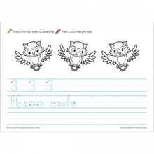 Load image into Gallery viewer, School Zone Numbers Writing &amp; Drawing Tablet for Ages 3-7, 96 Pages by Joan Hoffman (Paperback)