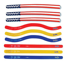 Load image into Gallery viewer, Swimline Set Of 9 Swimming Pool Doodles &amp; Drawstring Bag: 3 Doodles, 3 Curved Doodles, 3 Americana