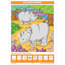 Load image into Gallery viewer, School Zone Hidden Pictures Activity Workbook for Ages 5 and up, 64 Pages by Julie Orr (Paperback)