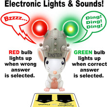 Load image into Gallery viewer, Dr. STEM Toys Ask Einstein Electronic Flash Cards - Kindergarten Skills Set Includes Interactive Mouse and One Hundred Flash Cards